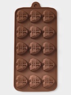 Форма для конфет и шоколада Доляна «Холодное сердце», 20.5×10×1.5 см, 15 ячеек, силикон, коричневая - Фото 2