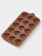 Форма для конфет и шоколада Доляна «Холодное сердце», 20.5×10×1.5 см, 15 ячеек, силикон, коричневая - Фото 3