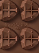 Форма для конфет и шоколада Доляна «Холодное сердце», 20.5×10×1.5 см, 15 ячеек, силикон, коричневая - Фото 6