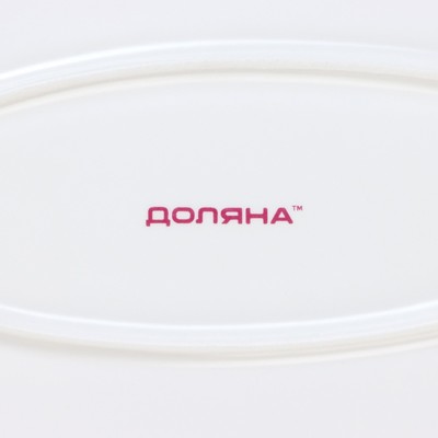 Блюдо фарфоровое овальное Доляна «Коты-аристократы», 30.5×17 см