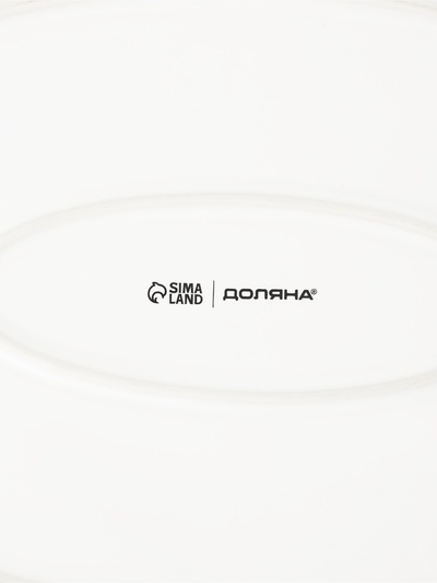 Блюдо фарфоровое овальное Доляна «Коты-аристократы», 30.5×17 см