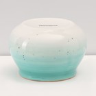 Сервиз чайный Доляна «Млечный путь», 15 предметов: 6 чашек 220 мл, 6 блюдец d=13.5 см, молочник 300 мл, сахарница 350 мл, чайник 1 л, фарфор, бирюзовый - Фото 10