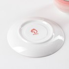 Сервиз фарфоровый чайный Доляна «Млечный путь», 15 предметов: 6 чашек 220 мл, 6 блюдец d=13,5 см, молочник 300 мл, сахарница 350 мл, чайник 1000 мл, цвет розовый - Фото 4