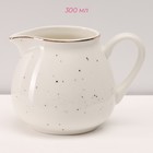 Сервиз чайный Доляна «Млечный путь», 15 предметов: 6 чашек 220 мл, 6 блюдец d=13.5 см, молочник 300 мл, сахарница 350 мл, чайник 1 л, фарфор, белый - Фото 6