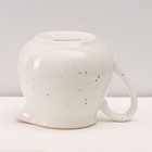 Сервиз чайный Доляна «Млечный путь», 15 предметов: 6 чашек 220 мл, 6 блюдец d=13.5 см, молочник 300 мл, сахарница 350 мл, чайник 1 л, фарфор, белый - Фото 7