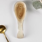 Подставка под ложку Доляна «Млечный путь», 21,5×7,5 см, цвет бежевый - Фото 2