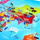 Развивающий набор «Карта мира. Флаги и столицы» - фото 150842