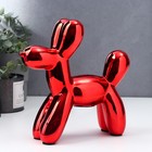 Копилка керамика "Воздушный шарик - собачка" красный 21х7,5х22 см - фото 321309088