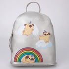 Рюкзак детский «Мопсики», 22х20х10 см - Фото 2