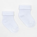 Носки детские, цвет белый, размер 6 - Фото 1