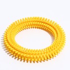 Игрушка "Кольцо с шипами №6", 15,5 см, жёлтая - фото 9473221