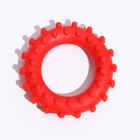 Игрушка "Кольцо с шипами №1", 5,6 см, красная - фото 8029251