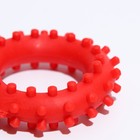 Игрушка "Кольцо с шипами №1", 5,6 см, красная - фото 8029252