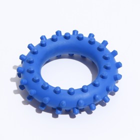 Игрушка 'Кольцо с шипами №1', 5,6 см, синяя