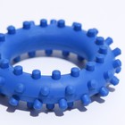 Игрушка "Кольцо с шипами №1", 5,6 см, синяя - фото 8029258