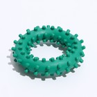 Игрушка "Кольцо с шипами №2", 6,8 см, зелёная - фото 3760338