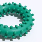 Игрушка "Кольцо с шипами №2", 6,8 см, зелёная - фото 6504158