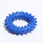 Игрушка "Кольцо с шипами №2", 6,8 см, синяя - фото 8029259