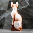 Копилка "Кот Сфинкс", покрытие флок, бело-коричневая, 41 см, микс - Фото 3