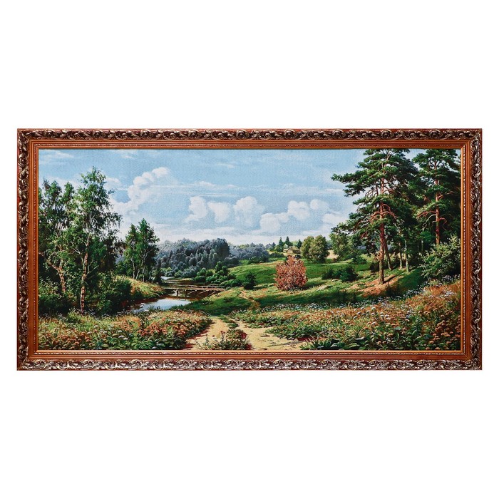 Гобеленовая картина "Дорога к мостику" 65х125 см