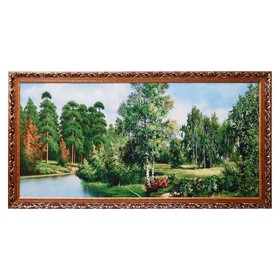 Гобеленовая картина "Летняя речка" 65х125 см