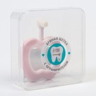Детская зубная щетка с мягкой щетиной, нейлон, с ограничителем, цвет розовый - фото 6504273
