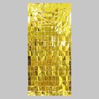 Праздничный занавес 100*200 см., цвет золото - Фото 1