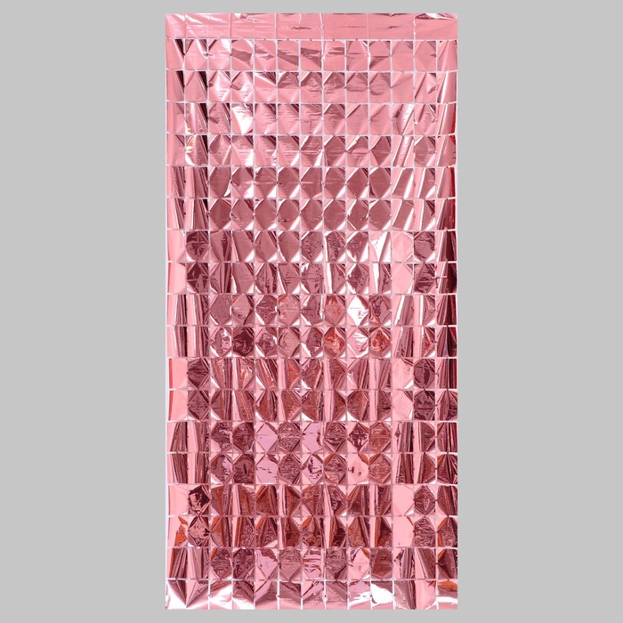 Праздничный занавес, 100 × 200 см, цвет розовое золото - Фото 1