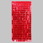 Праздничный занавес, 100 × 200 см, цвет красный - фото 110094537
