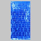 Праздничный занавес, 100 × 200 см, цвет синий - Фото 1