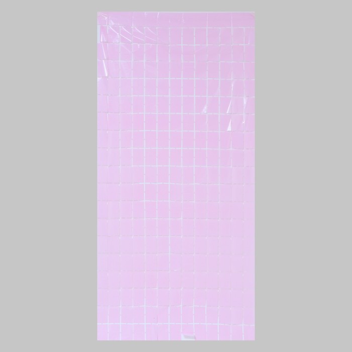 Праздничный занавес маракун 100*200 см., цвет розовый - Фото 1