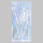 Праздничный занавес голография, 100 × 200 см, цвет серебро - Фото 1