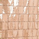 Праздничный занавес голография, 100 × 200 см., цвет розово-золотой - Фото 2