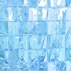 Праздничный занавес голография, 100 × 200 см., цвет голубой - Фото 2