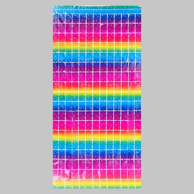 Фотозона дождик «Звёзды», 100×200 см