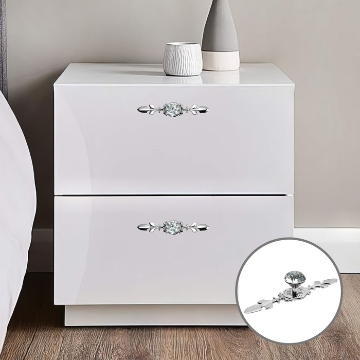 Ручка-кнопка CAPPIO, d=30 мм, L=168 мм, цвет хром - Фото 1