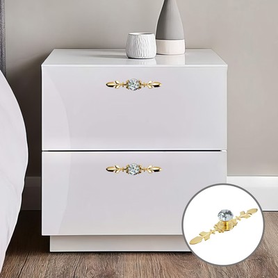 Ручка-кнопка CAPPIO, d=30 мм, L=168 мм, цвет золото