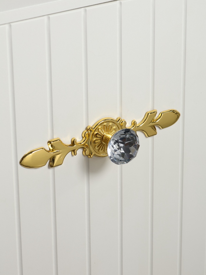 Ручка-кнопка CAPPIO, d=30 мм, L=168 мм, цвет золото - Фото 1
