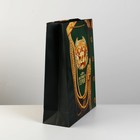 Пакет подарочный ламинированный, упаковка, «Для настоящего героя!», L 31×40×11.5 см  (артикул 7112475)  большой выбор товаров оптом и в розницу по низким ценам с доставкой