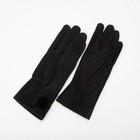 Перчатки женские, безразмерные, без утеплителя, цвет чёрный - фото 9473735