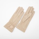 Перчатки женские, безразмерные, без утеплителя, цвет бежевый - фото 9473738