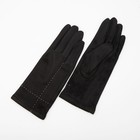 Перчатки женские, безразмерные, без утеплителя, цвет чёрный - фото 9473744