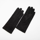 Перчатки женские, безразмерные, без утеплителя, цвет чёрный - фото 9473753