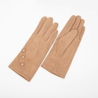 Перчатки женские, безразмерные, без утеплителя, цвет коричневый - фото 321309163