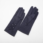 Перчатки женские, безразмерные, без утеплителя, цвет тёмно-синий - фото 9473777