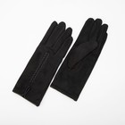 Перчатки женские, безразмерные, без утеплителя, цвет чёрный - фото 9473786