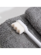 Сверхмягкая зубная щётка, 10000 щетинок, ребристая, белая - Фото 6