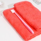 Сверхмягкая зубная щётка, 10000 щетинок, ребристая, розовая - фото 7776623