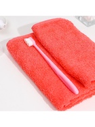 Сверхмягкая зубная щётка, 10000 щетинок, ребристая, розовая - Фото 6