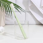 Сверхмягкая зубная щётка, 10000 щетинок, ребристая, зелёная - Фото 1